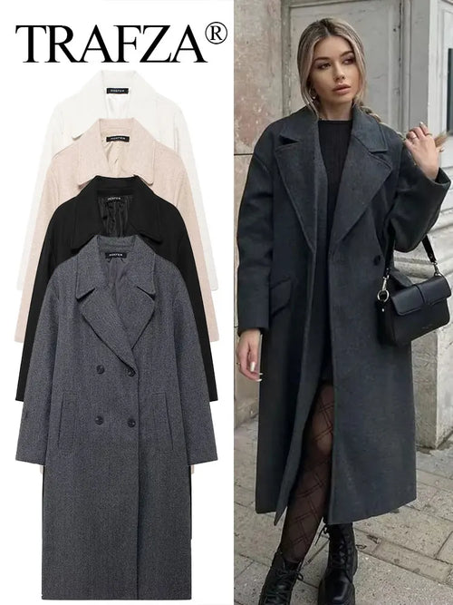 TRAFZA Winter Coat For Women 2025
